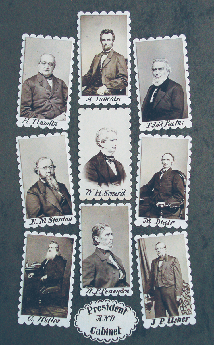 Original Brady Photograph Maquette President And Cabinet The 19th Century Rare Book And Photograph Shop
