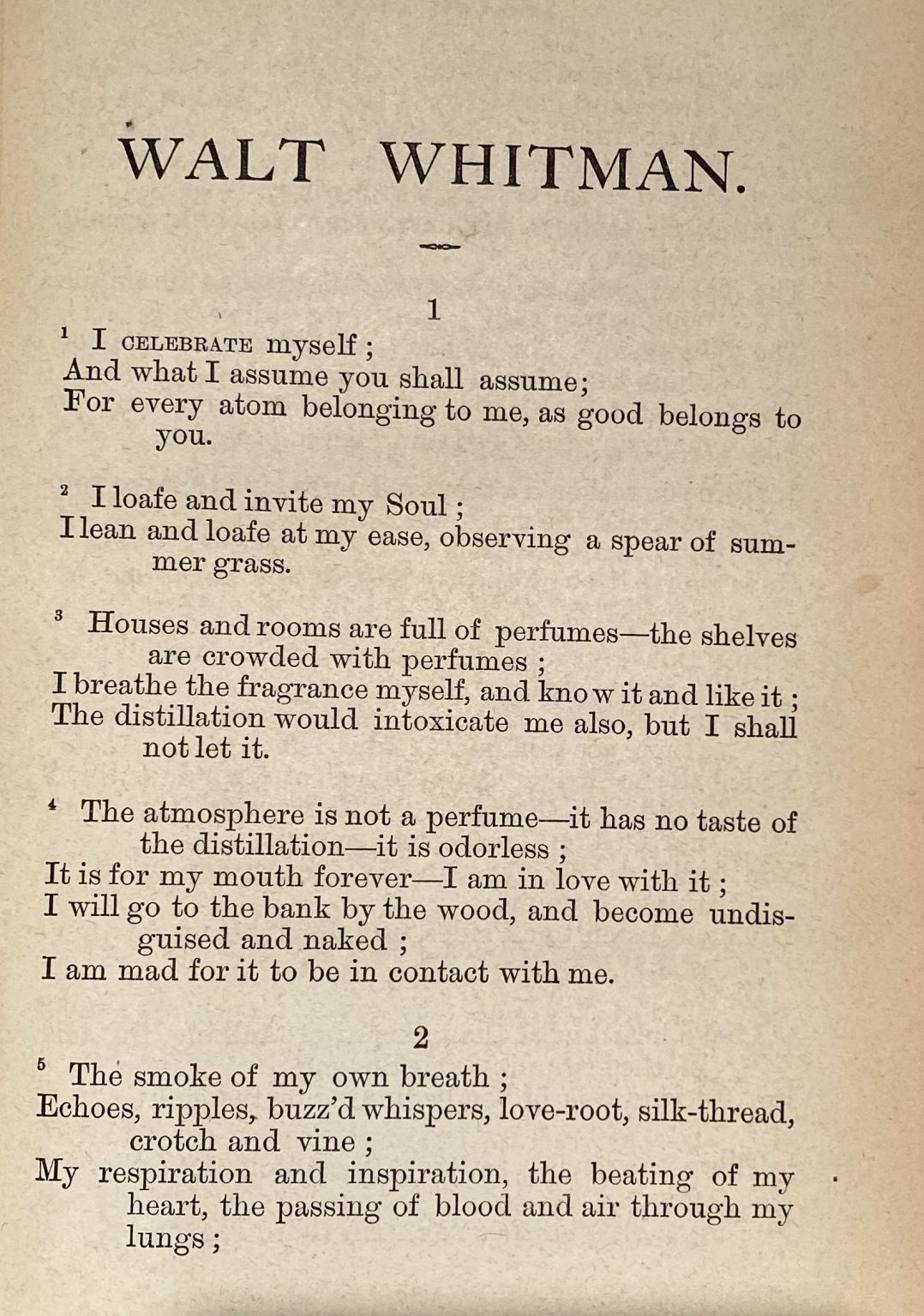 song of myself 1855 song of myself 1855